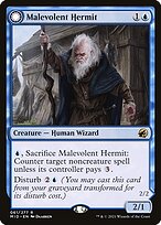 Malevolent Hermit // Benevolent Geist - Innistrad: Midnight Hunt