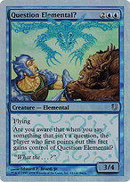 Question Elemental? - Unhinged - Promo Foil