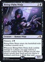 Biting-Palm Ninja - Kamigawa: Neon Dynasty Promos - Promo Foil