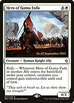 Hero of Goma Fada - Battle for Zendikar Promos