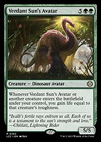 Verdant Sun's Avatar - The Lost Caverns of Ixalan Commander