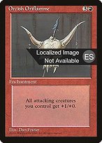 Oriflama orca (Orcish Oriflamme) - Fourth Edition Foreign Black Border