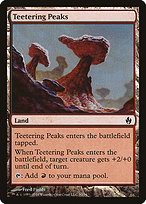 Teetering Peaks - Premium Deck Series: Fire and Lightning - Promo Foil