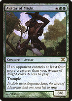 Avatar of Might - Tenth Edition - Promo Foil