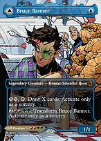 Bruce Banner // The Incredible Hulk - Marvel Super Heroes - Borderless