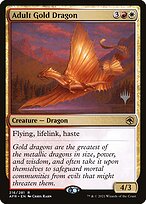 Adult Gold Dragon - Adventures in the Forgotten Realms Promos