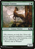 Centaur Courser - The List