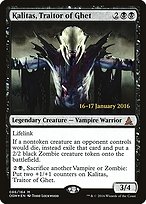 Kalitas, Traitor of Ghet - Oath of the Gatewatch Promos - Promo Foil