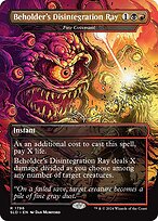 Beholder's Disintegration Ray (Fire Covenant) - Secret Lair Drop