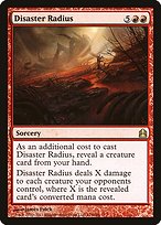 Disaster Radius - Commander 2011