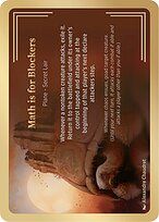 Math is for Blockers (Plane) - Secret Lair Showcase Planes