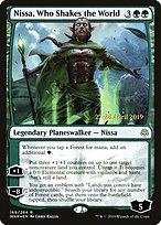 Nissa, Who Shakes the World - War of the Spark Promos
