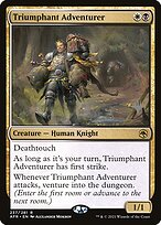 Triumphant Adventurer - Adventures in the Forgotten Realms Promos
