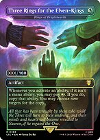 Three Rings for the Elven-Kings (Rings of Brighthearth) - Tales of Middle-earth Commander - Double Rainbow, Borderless