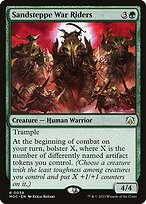 Sandsteppe War Riders - March of the Machine Commander