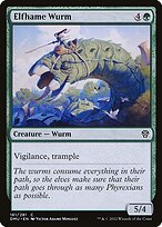 Elfhame Wurm - Dominaria United