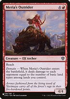 Meria's Outrider - The List