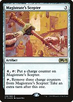 Magistrate's Scepter - Core Set 2019 Promos