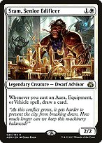 Sram, Senior Edificer - Aether Revolt Promos - Promo Foil