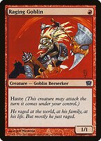 Raging Goblin - Ninth Edition - Promo Foil