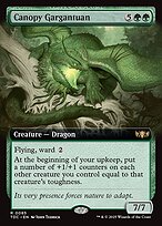 Canopy Gargantuan - Tarkir: Dragonstorm Commander - Extended Art