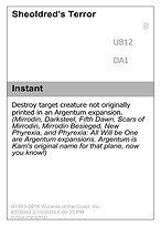 Sheoldred's Terror - Unknown Event