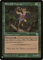 Elite Cat Warrior - The List