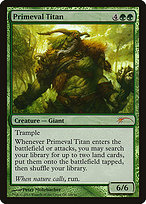 Primeval Titan - Grand Prix Promos - Promo Foil