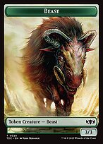 Beast - Tarkir: Dragonstorm Commander Tokens