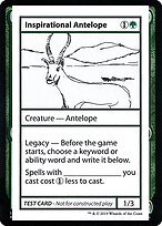 Inspirational Antelope - Mystery Booster Playtest Cards 2021