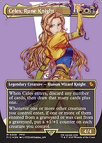 Celes, Rune Knight - Final Fantasy Commander - Surge Foil, Borderless