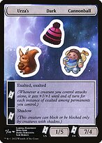 Urza's Dark Cannonball - Unfinity Sticker Sheets