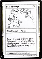 Sarah's Wings - Mystery Booster Playtest Cards 2019