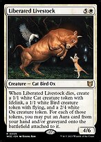 Liberated Livestock - Wilds of Eldraine Commander