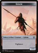 Golem - Commander 2021 Tokens