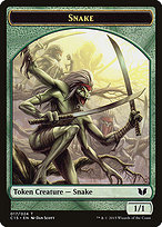 Snake - Commander 2015 Tokens