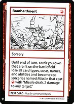 Bombardment - Mystery Booster Playtest Cards 2019