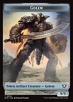 Golem - Edge of Eternities Commander Tokens