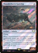 Thunderhawk Gunship - Warhammer 40,000 Commander - Surge Foil