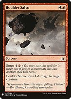 Boulder Salvo - The List