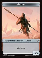 Golem - Aetherdrift Commander Tokens