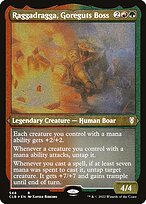 Raggadragga, Goreguts Boss - Commander Legends: Battle for Baldur's Gate - Etched Foil