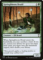 Springbloom Druid - Kaldheim Commander