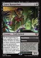 Grave Researcher // Reanimate - Secrets of Strixhaven Promos