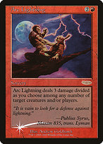 Arc Lightning - Arena League 2002 - Promo Foil