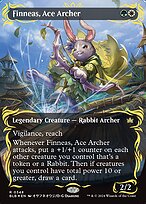 Finneas, Ace Archer - Bloomburrow - Raised Foil