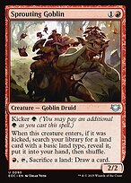Sprouting Goblin - Edge of Eternities Commander