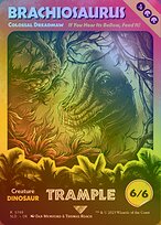 Brachiosaurus (Colossal Dreadmaw) - Secret Lair Drop - Promo Foil