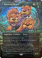 Questing Beast - Secret Lair Countdown - Halo Foil, Borderless