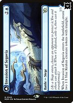 Invasion of Segovia // Caetus, Sea Tyrant of Segovia - March of the Machine Promos - Promo Foil